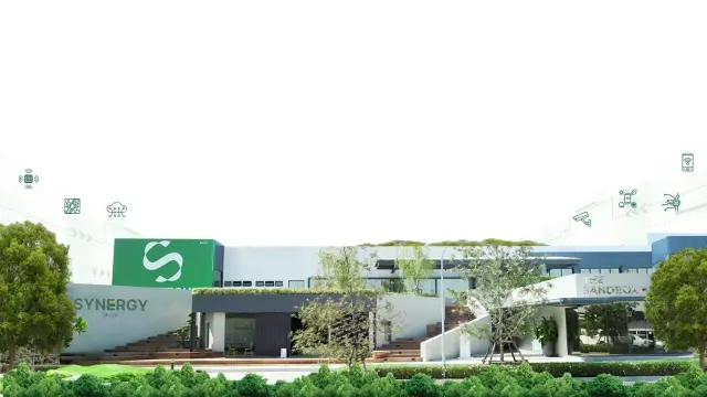 อาคารสำนักงานและโรงงานของ SynTech ที่ปทุมธานี